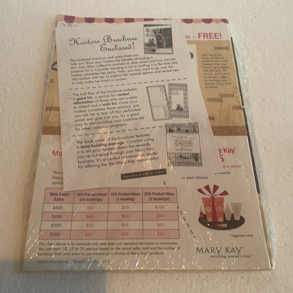 Mary Kay come join the fun postcards hostess brochures, pamphlets vintage 05 Y2K - Picture 3 of 5